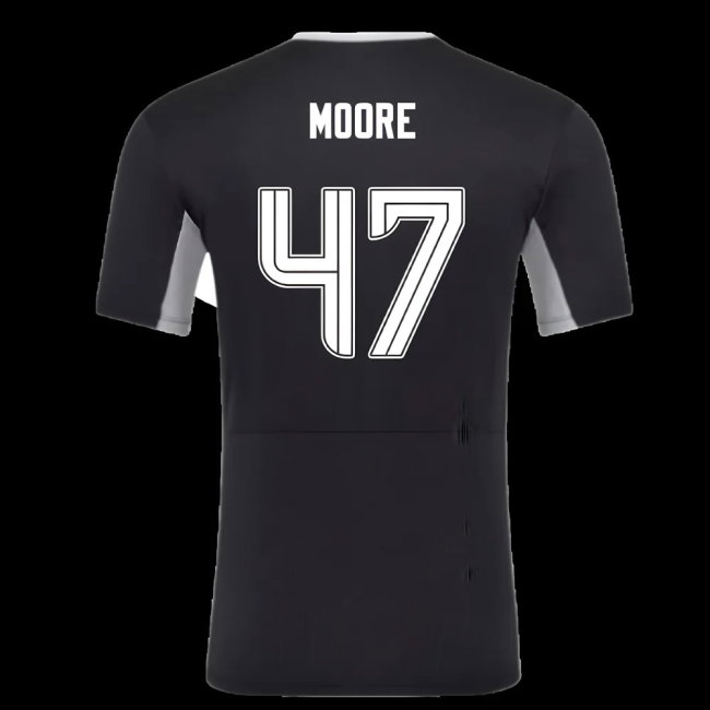 2025-2026 Rangers Pro Training Tee (Caviar) (Moore 47)-SoccerKits Hub | Buy Soccer Jerseys Online